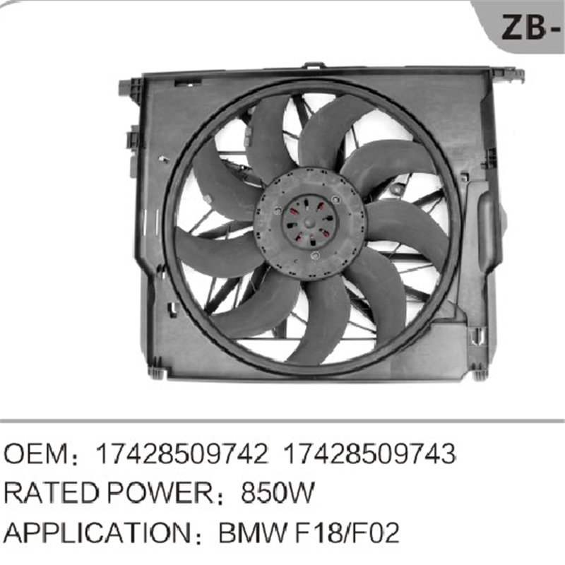 Motorradiatorventilator OEM 17428509742 voor BMW F02 F18