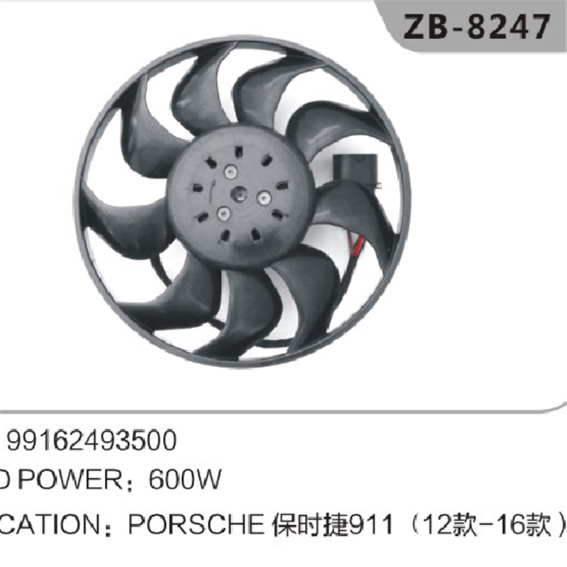 99162493500 motor radiator koelventilator voor Porsche 911